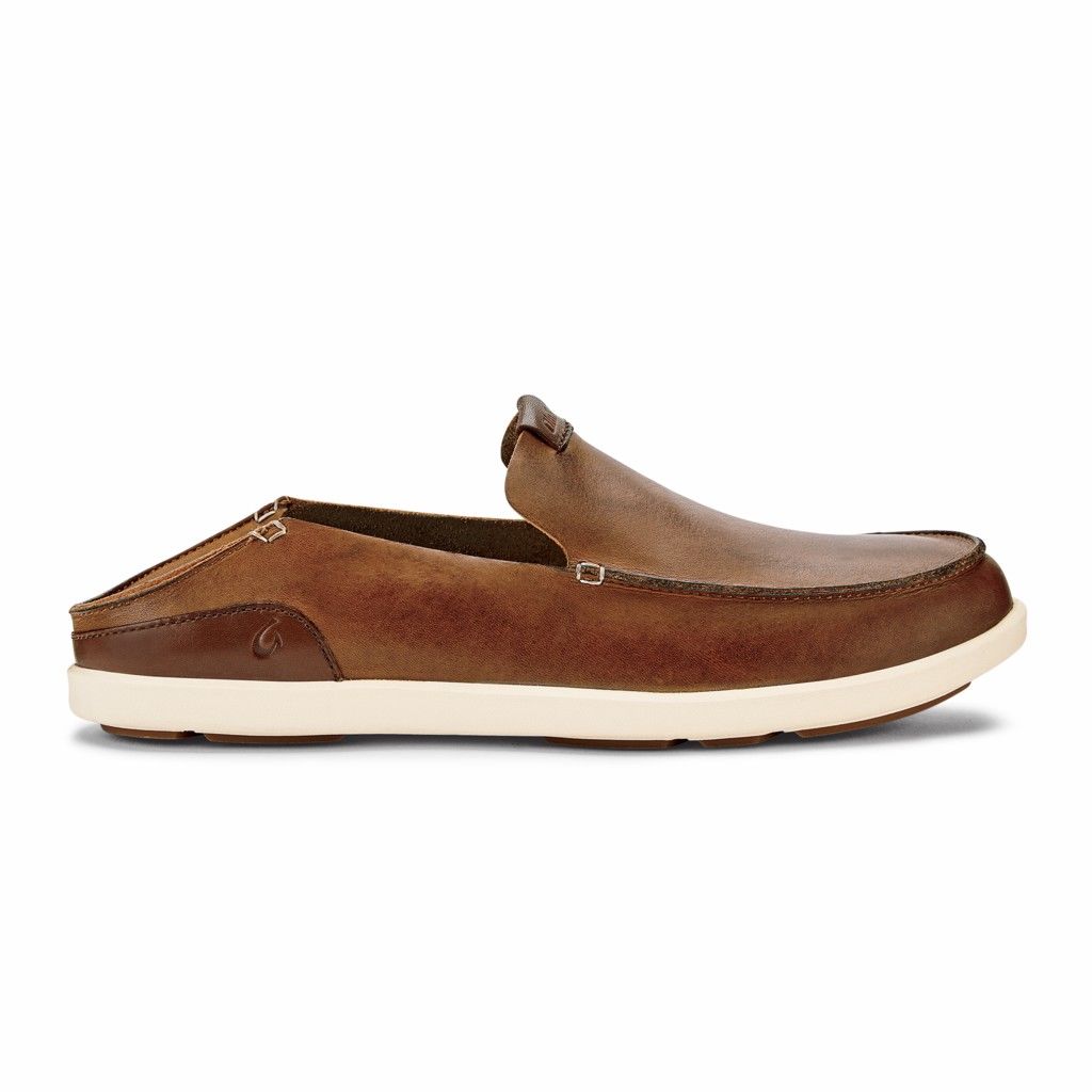 Zapatos Olukai Nalukai Slip On - Zapatos Hombre Cafes 20248-763